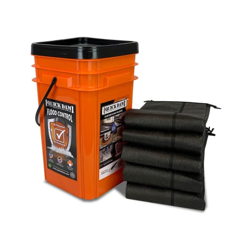 Quick Dam Flood Control Kits, Grab and Go, 10', 5ct